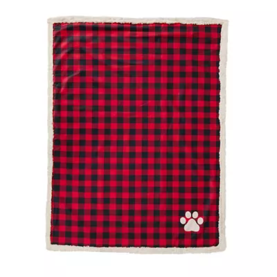 Product Merry & Bright® Buffalo Check Dog Blanket