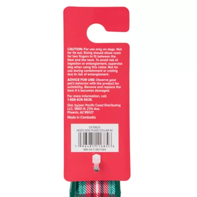 Product Merry & Bright® Plaid Collar