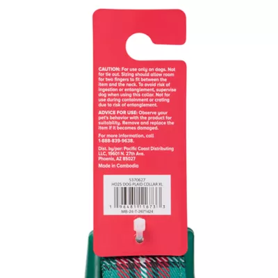 Product Merry & Bright® Plaid Collar