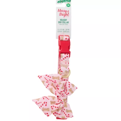 Product Merry & Bright® Pink Candy Cane Collar