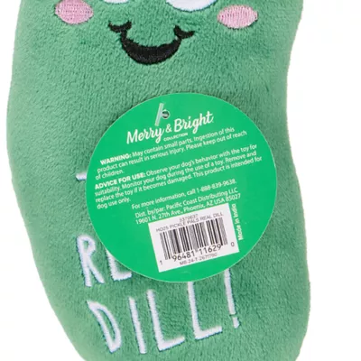 Product Merry & Bright® Holiday Pickle Real Dill Plush Toy