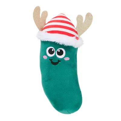 Product Merry & Bright® Holiday Pickle Reindeer Plush Toy
