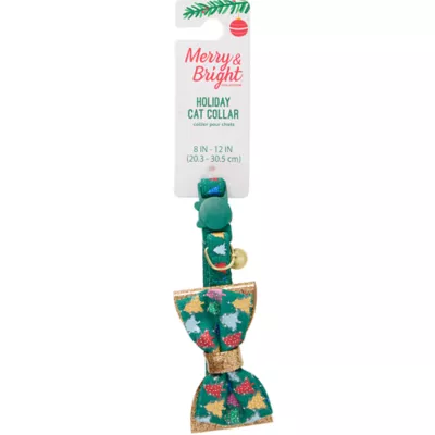 Product Merry & Bright® Trees Cat Collar