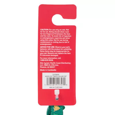 Product Merry & Bright® Trees Cat Collar