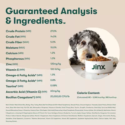 Product Jinx All Life Stages Grain-Free Dry Dog Food - Beef Brown Rice & Sweet Potato