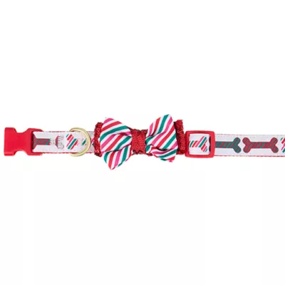 Product Merry & Bright® Bones Holiday Dog Collar