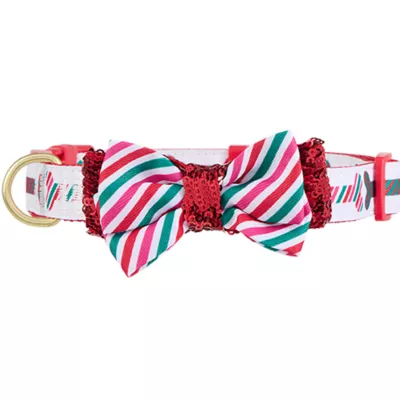 Product Merry & Bright® Bones Holiday Dog Collar