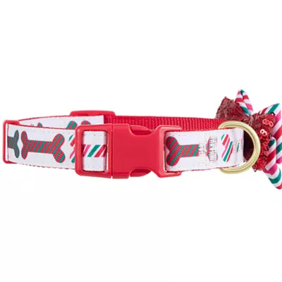 Product Merry & Bright® Bones Holiday Dog Collar