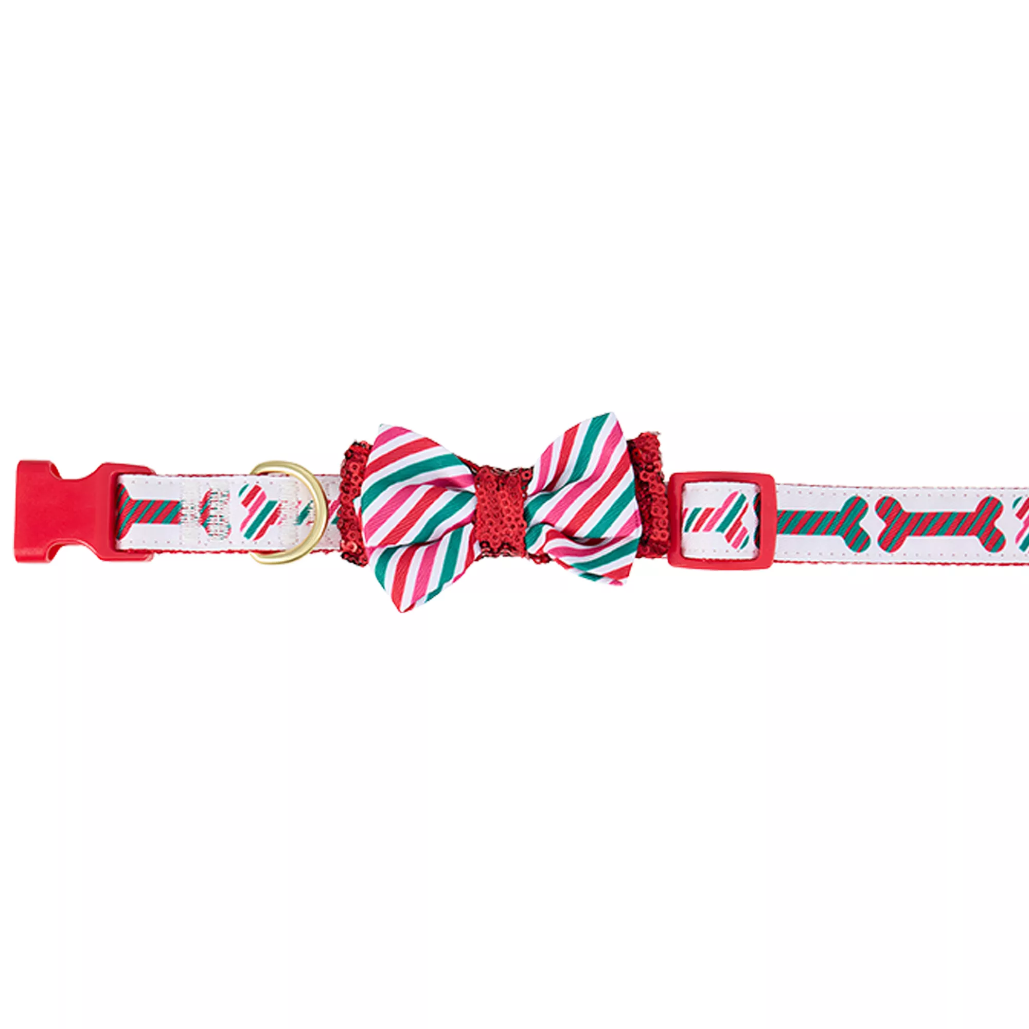 Merry & Bright® Bones Holiday Dog Collar