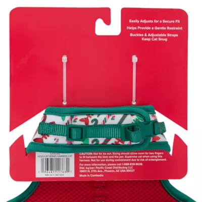 Product Merry & Bright® Bones Cat Harness and Leash Set