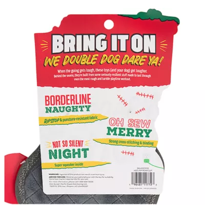 Product Joyhound® Rip Roarin' Mug Holiday Dog Toy