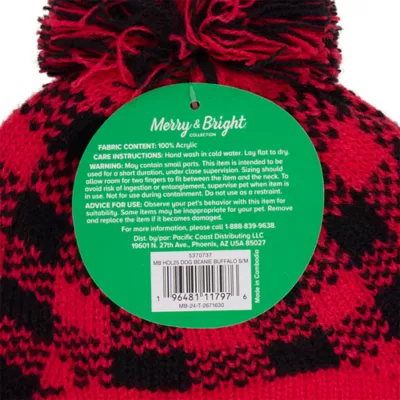 Product Merry & Bright® Buffalo Beanie