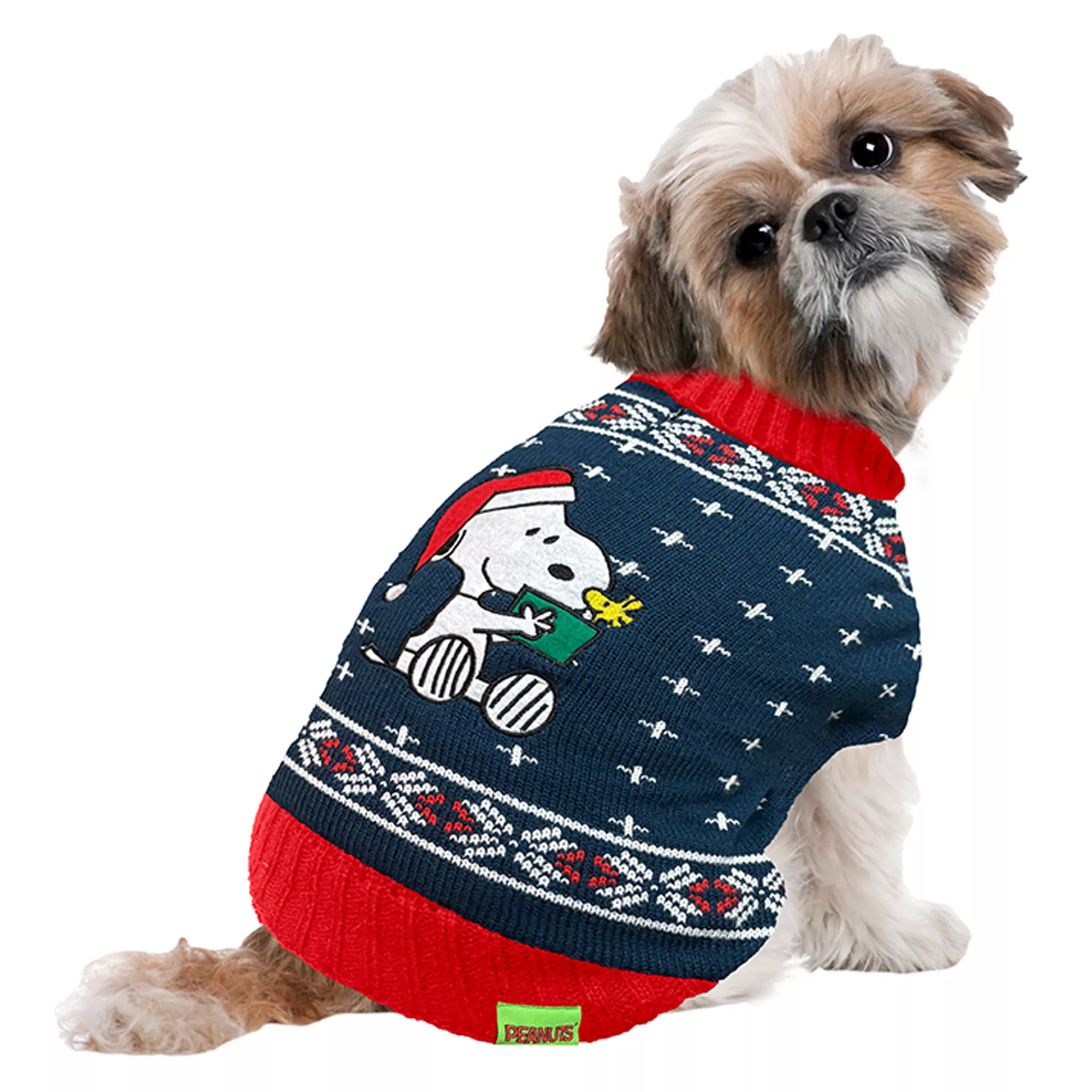 Peanuts Blue Holiday Snoopy Sweater