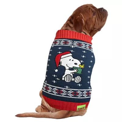 Product Peanuts Blue Holiday Snoopy Sweater