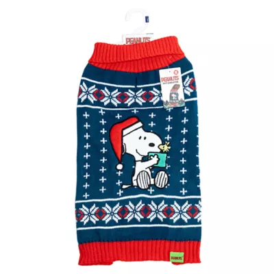 Product Peanuts Blue Holiday Snoopy Sweater
