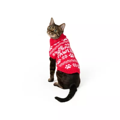 Product Merry & Bright® Happy Paw Holiday Sweater