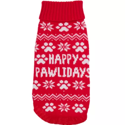 Product Merry & Bright® Happy Paw Holiday Sweater