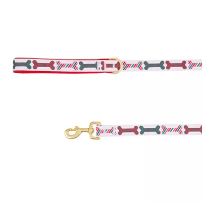 Product Merry & Bright® Bones Holiday Dog Leash