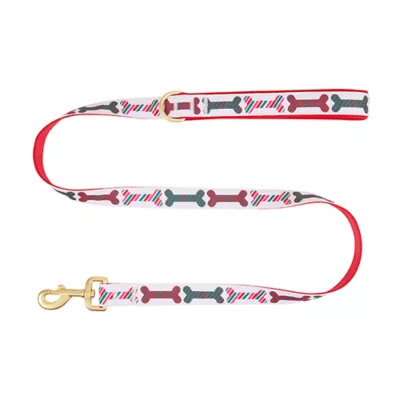 Product Merry & Bright® Bones Holiday Dog Leash