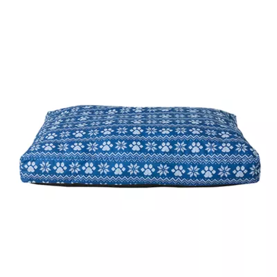 Product Merry & Bright® Blue Holiday Pillow Bed