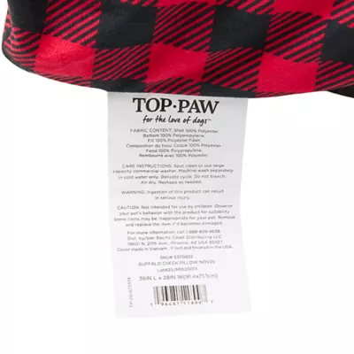 Product Merry & Bright® Buffalo Check Pillow Bed