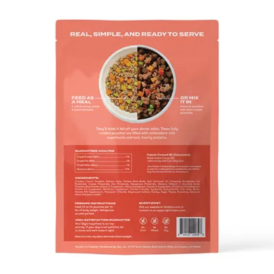 Product Jinx Chicken Salmon Homemades Meal Topper Dog Food