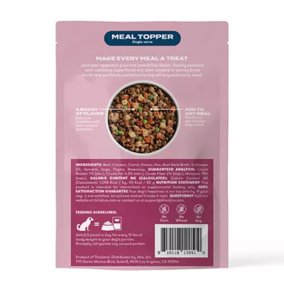 Product Jinx Chicken and Beef Homemades Meal Toppers Dog Food