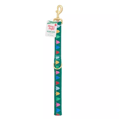 Product Merry & Bright® Trees Holiday Dog Leash