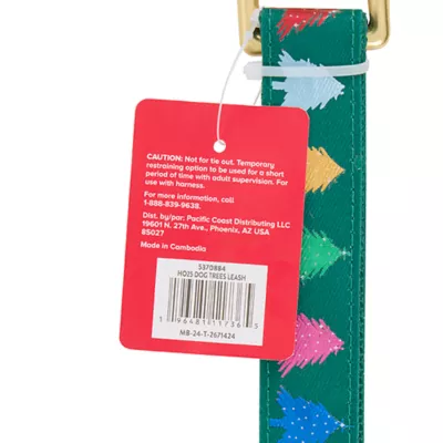 Product Merry & Bright® Trees Holiday Dog Leash