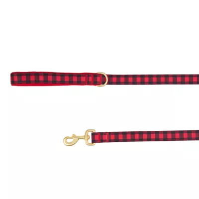Product Merry & Bright® Gingham Holiday Dog Leash