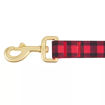 Product Merry & Bright® Gingham Holiday Dog Leash