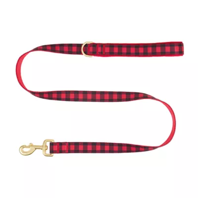 Product Merry & Bright® Gingham Holiday Dog Leash