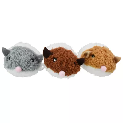 Multipet Vibrating Hamster Cat Toy ASSORTED COLORS - Image 1