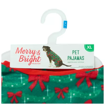 Product Merry & Bright® Holiday Bows Themed Pajamas