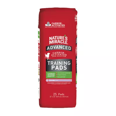 Product Nature's Miracle Advanced Puppy Training Pads With Carbon Activated Odor Reduction, Lavender