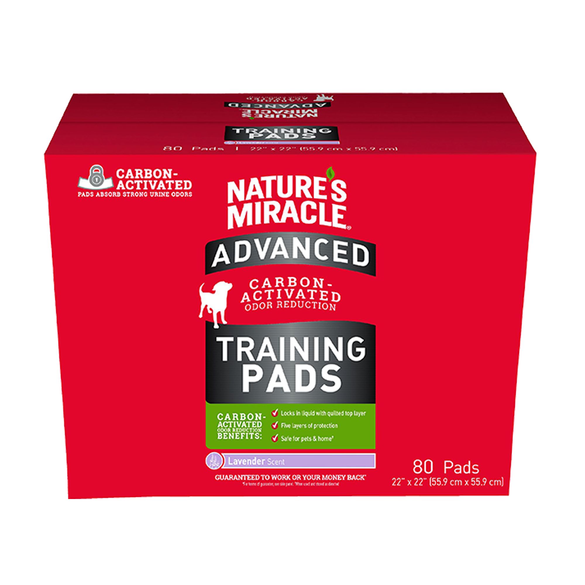 Nature's Miracle Advanced Puppy Training Pads With Carbon