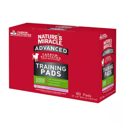 Product Nature's Miracle Advanced Puppy Training Pads With Carbon Activated Odor Reduction, Lavender