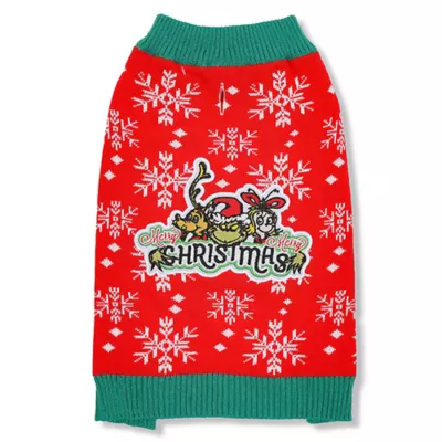 Product Dr. Seuss Dog: The Grinch Merry Christmas Sweater