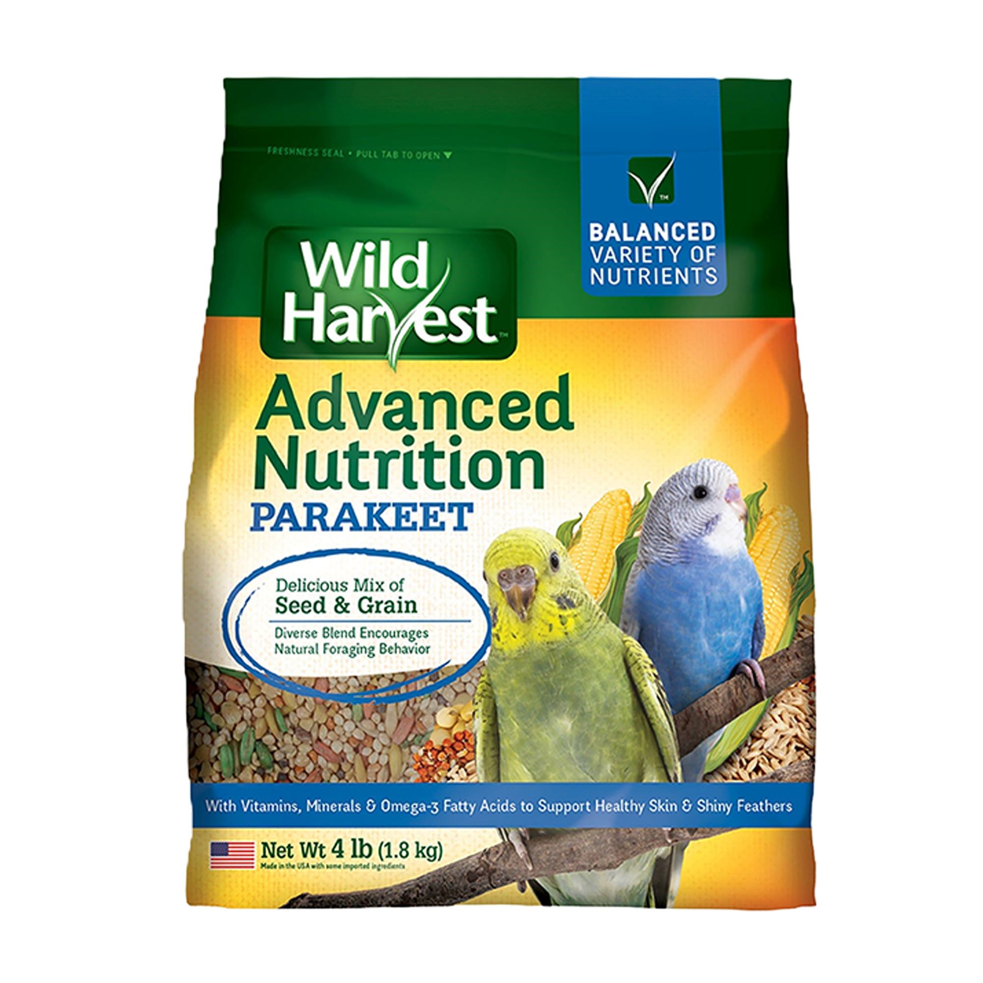 Wild Harvest® Advanced Nutrition Parakeet Food - Main Image