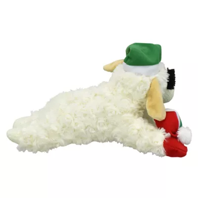 Product Multipet Holiday Lamb Chop Pickle and Santa Hat 10.5"