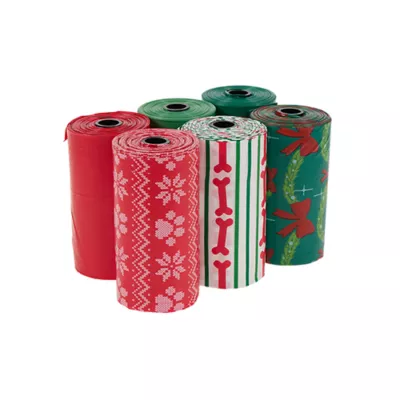 Product Merry & Bright® Dog Poop Bags - Red & Green - Prints & Solids - 90 Count