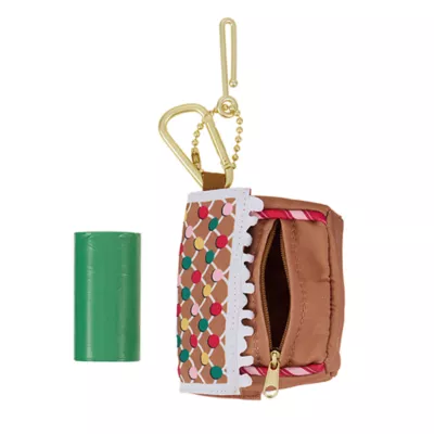 Product Merry & Bright® Dog Poop Bag Dispenser - Ginger Bread House - Includes 15 Poop Bags