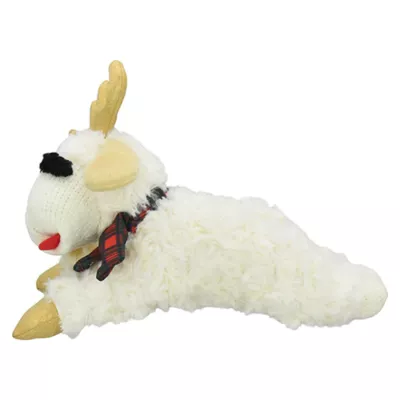 Product Multipet Holiday Lamb Chop Gold Paws and Antlers 10.5"