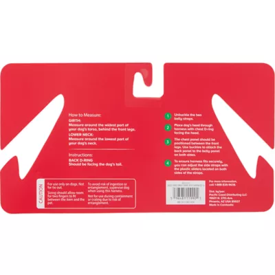 Product Merry & Bright® Candy Cane Reversible Dog Harness