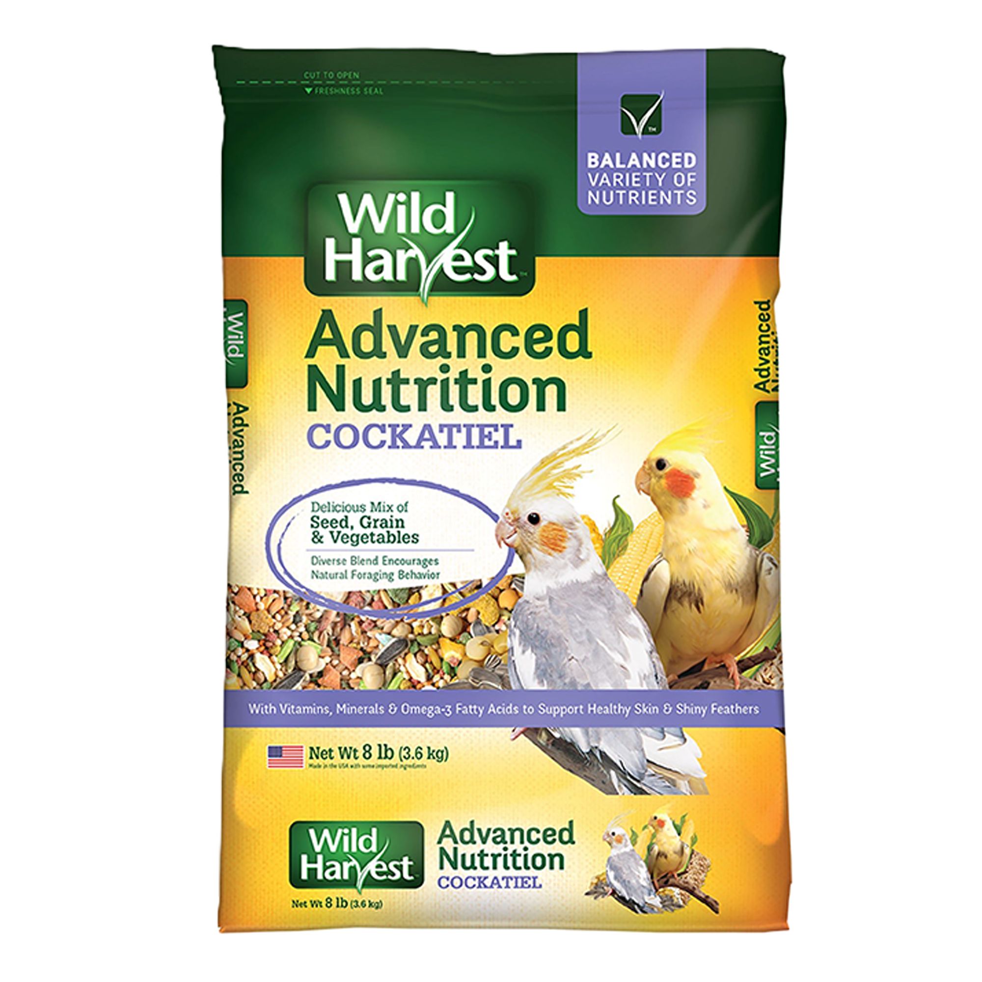 Wild Harvest® Advanced Nutrition Cockatiel Food - Daily Diet