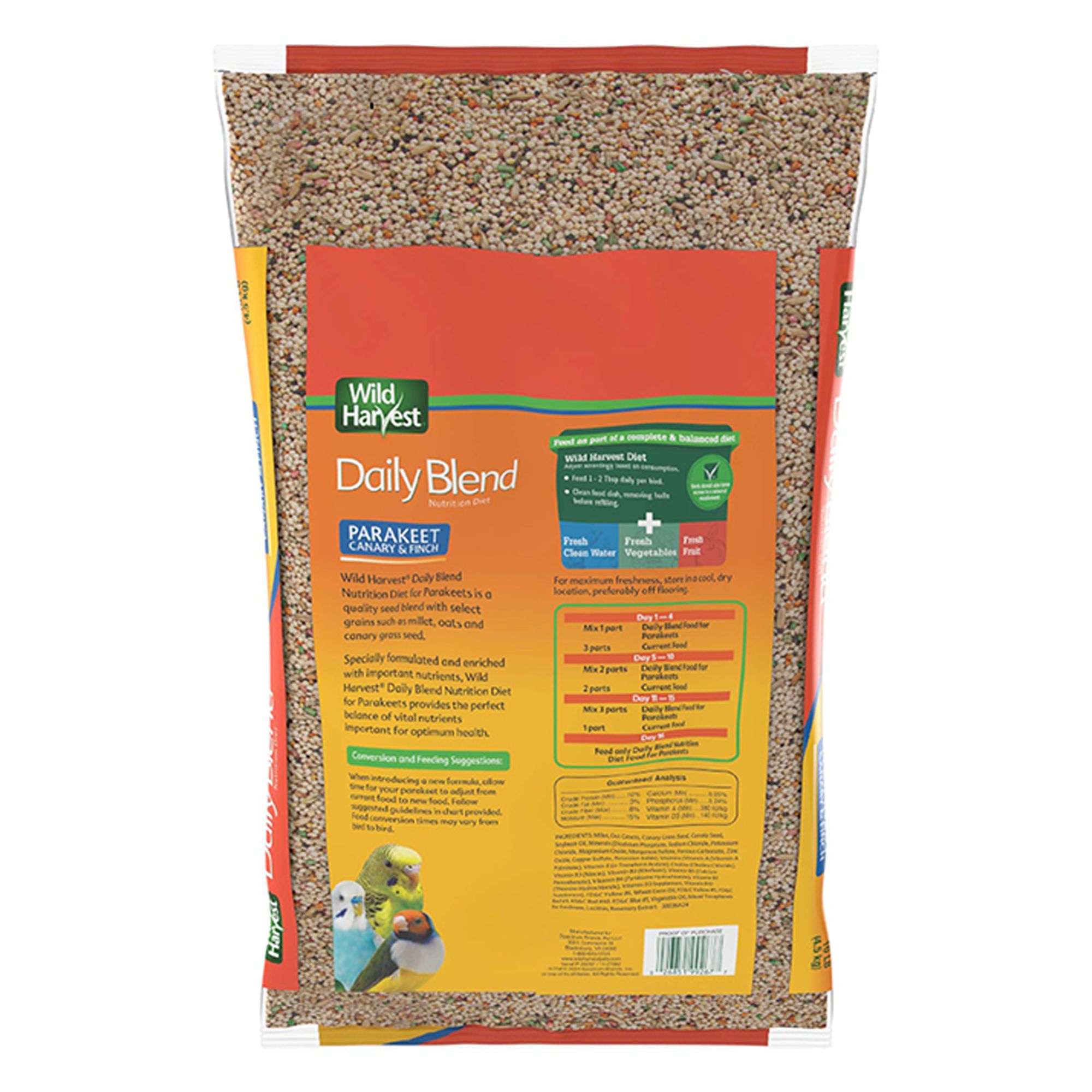 Wild Harvest® Daily Blend Nutrition Parakeet Diet - thumbnail 2