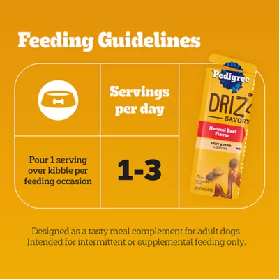  Pedigree Drizzlers Savory Sauce Pouch - 1.1 oz - Image 5