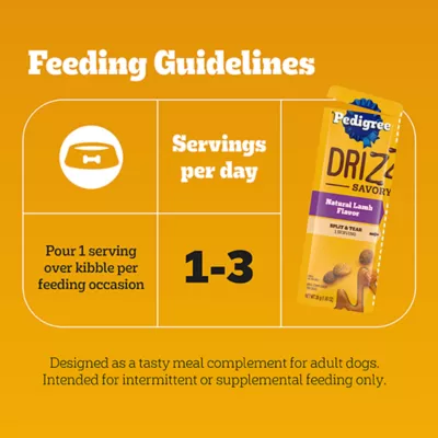  Pedigree Drizzlers Savory Sauce Pouch - 1.1 oz - Image 5