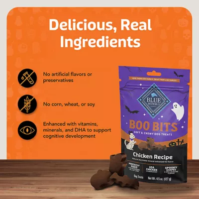 Product Blue Buffalo Boo Bites Chicken Flavored Dog Treats 4.5 OZ