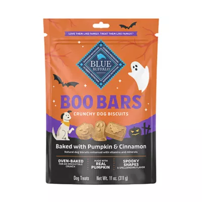 Product Blue Buffalo Boo Bars Pumpkin Cinnamon Dog Treats 11 OZ